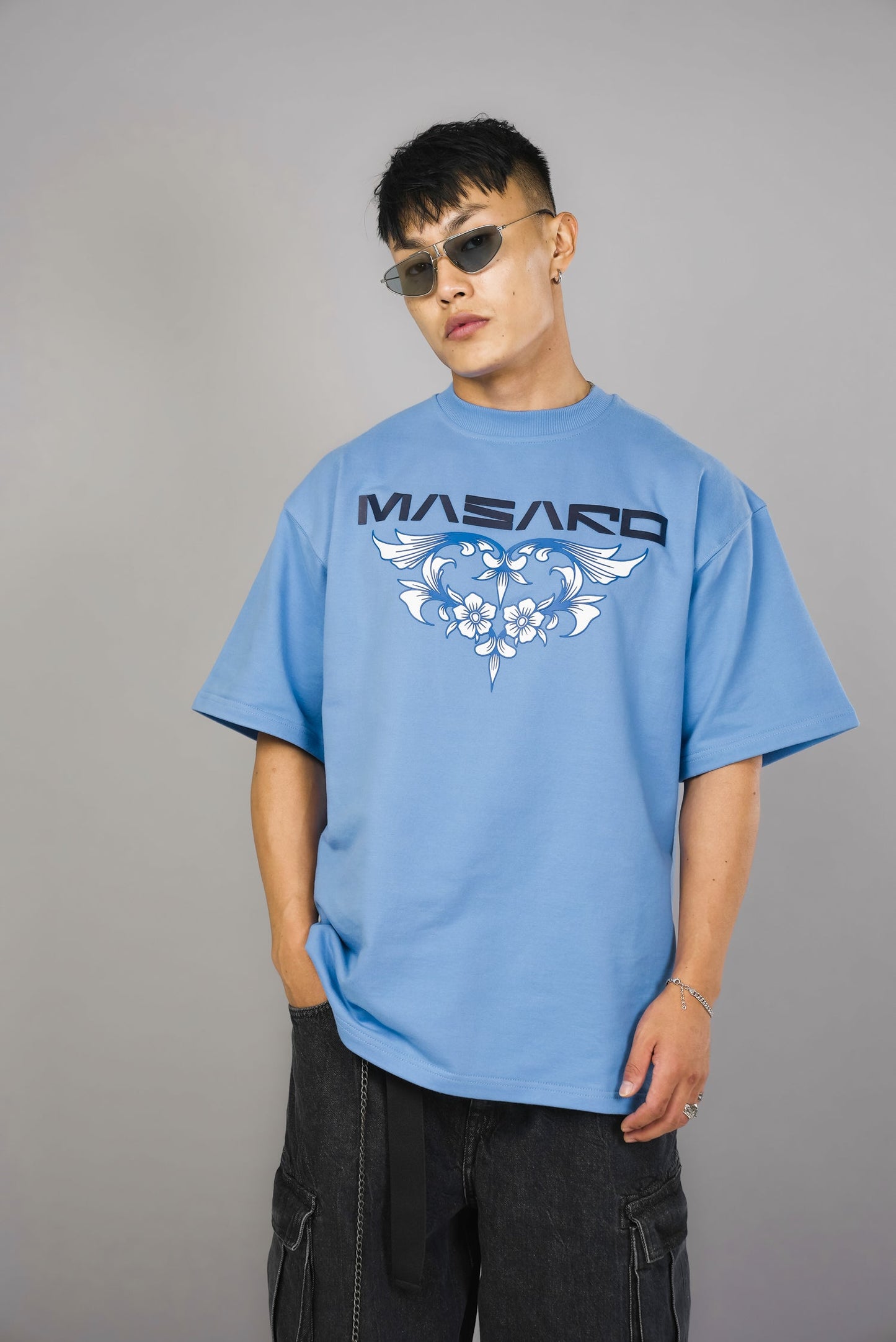 Masaro Mockingbird T-Shirt Ocean Blue Image3