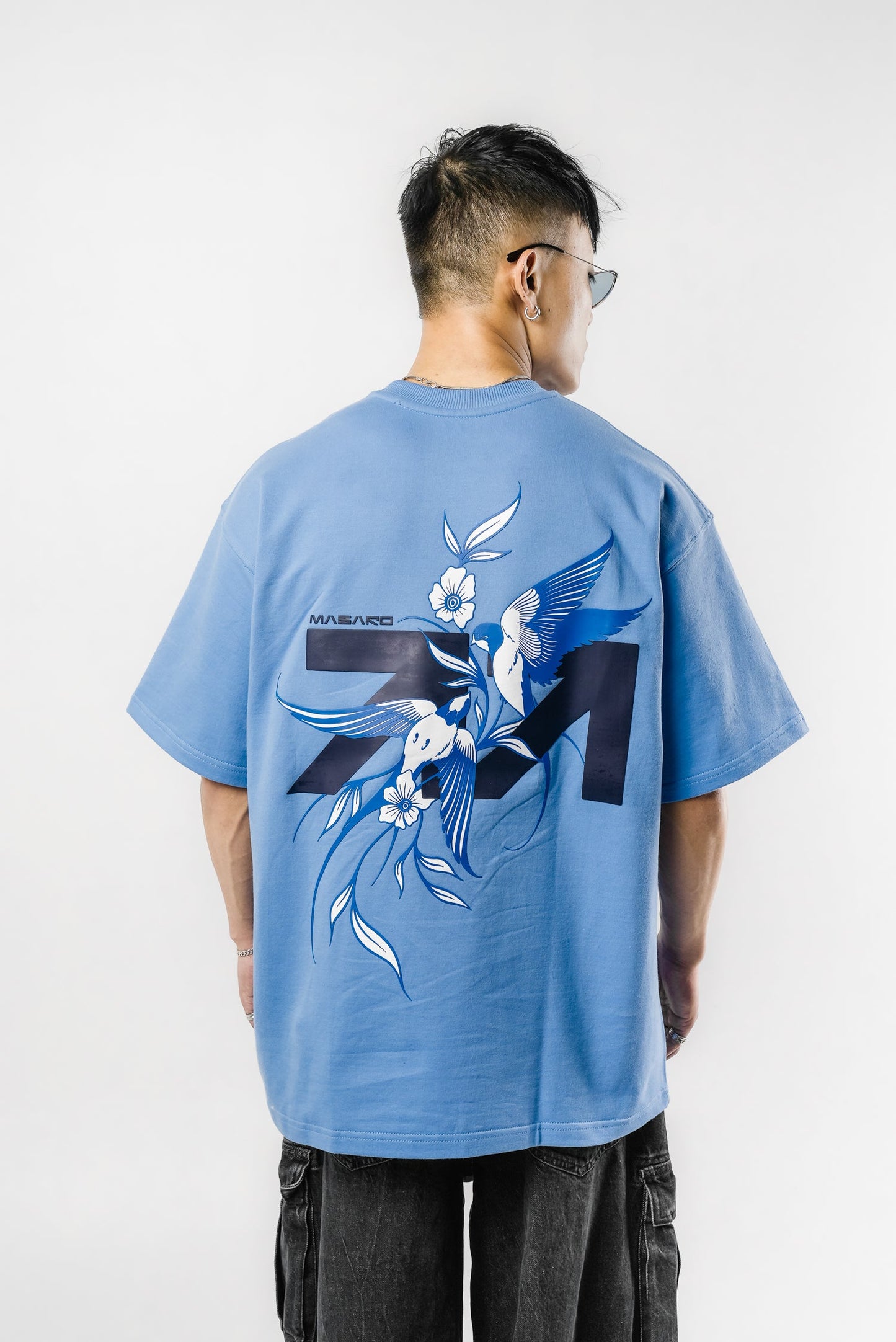 Masaro Mockingbird T-Shirt Ocean Blue Image5
