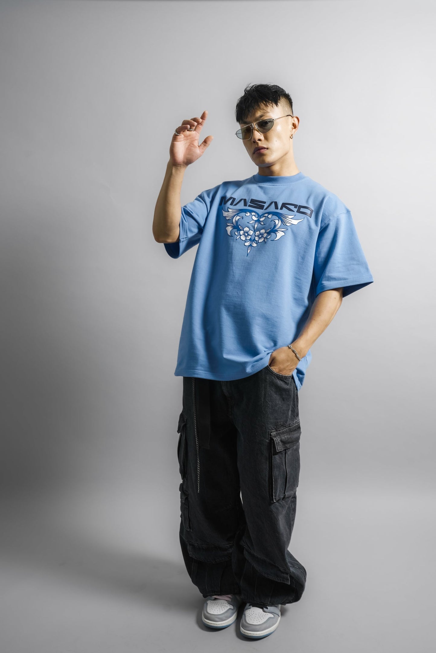 Masaro Mockingbird T-Shirt Ocean Blue Image2