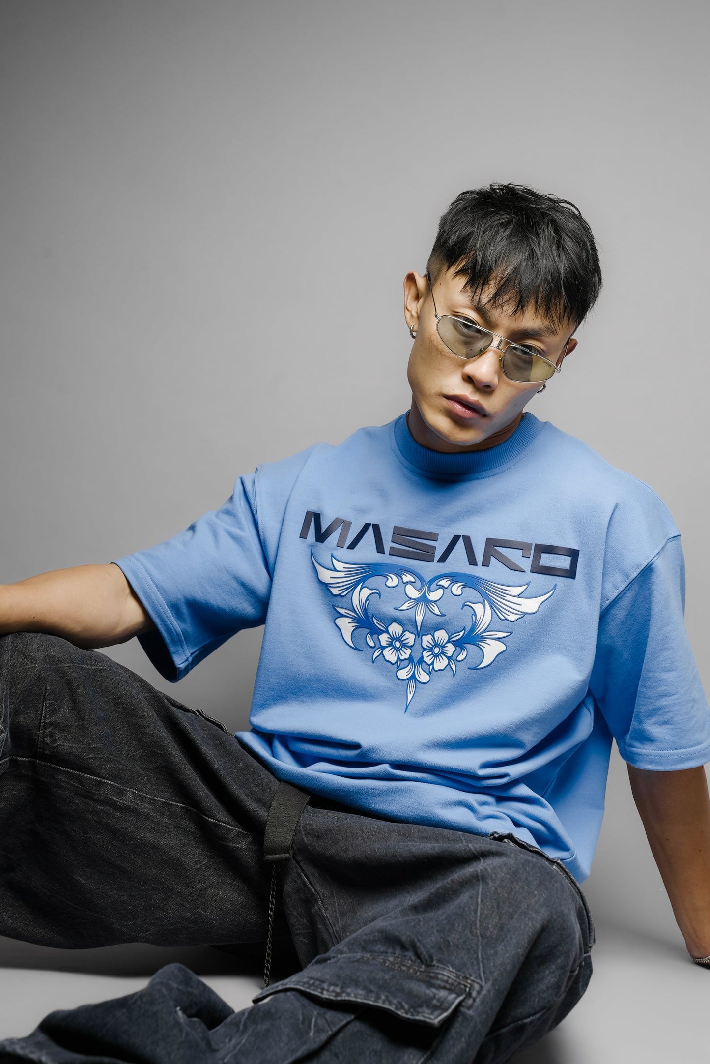 Masaro Mockingbird T-Shirt Ocean Blue Image1